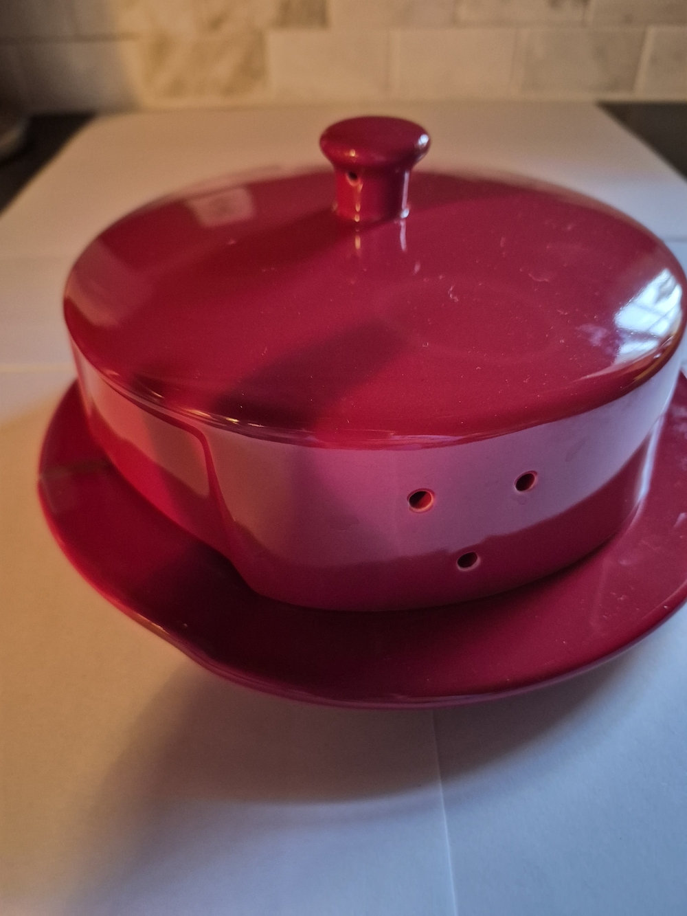 Red Brie Baker "Gourmet Du Village" Style